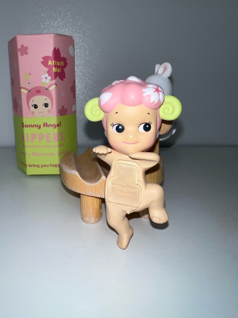 Sonny Angel Hippers Figurine - Sheep from cherry blossom series